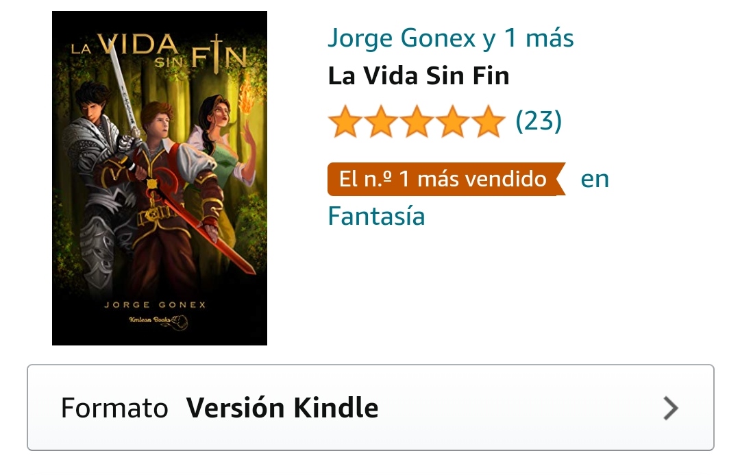 La Vida Sin FIn libro mas vendido en amazon